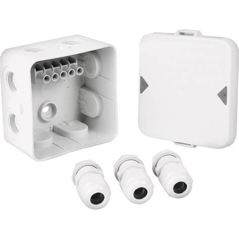 black junction box ip65|screwfix ip65 connector box.